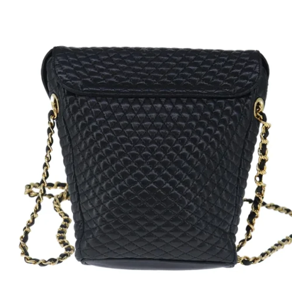 Bally Pre-owned Leather shoulder-bags Black Dames