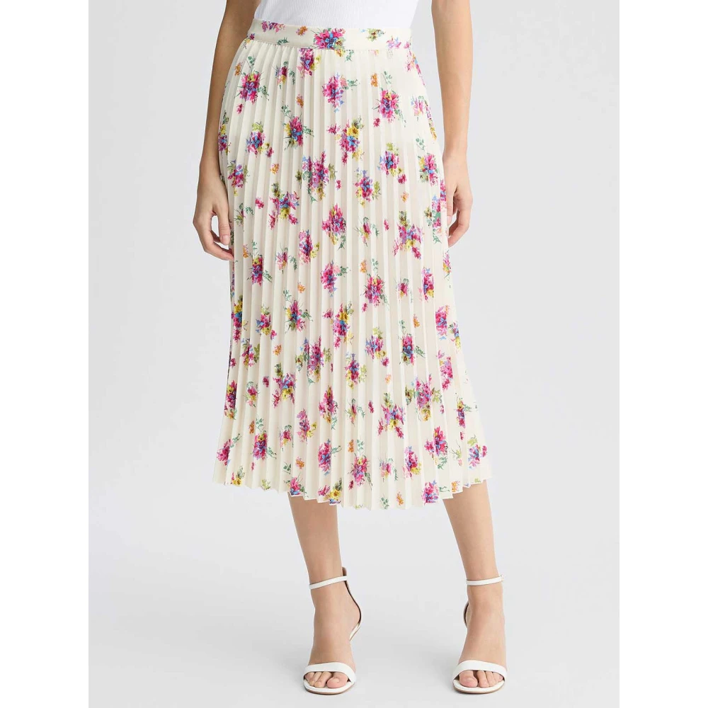Liu Jo Bloemen Plooirok met Strass Multicolor Dames
