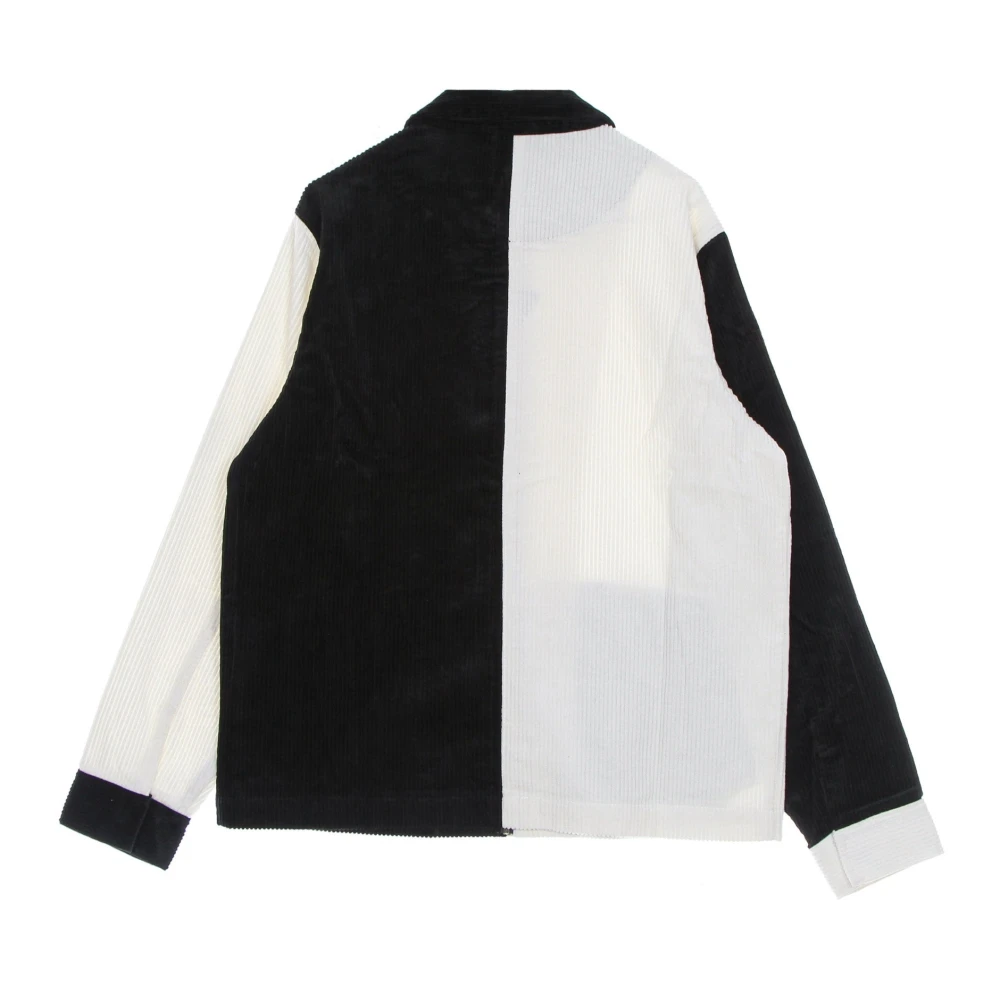 HUF Zwarte Corduroy Langarm Jas Black Heren
