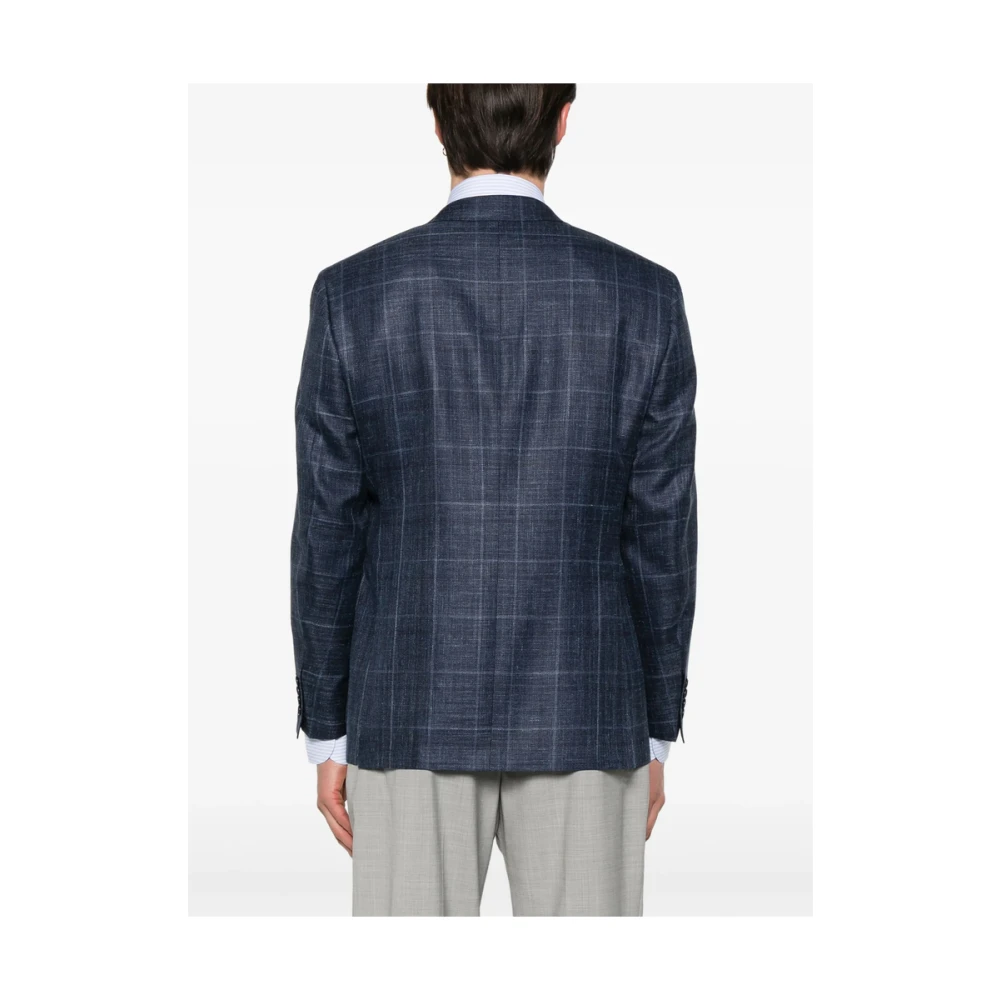 Canali Blauwe Knoopjas Blue Heren