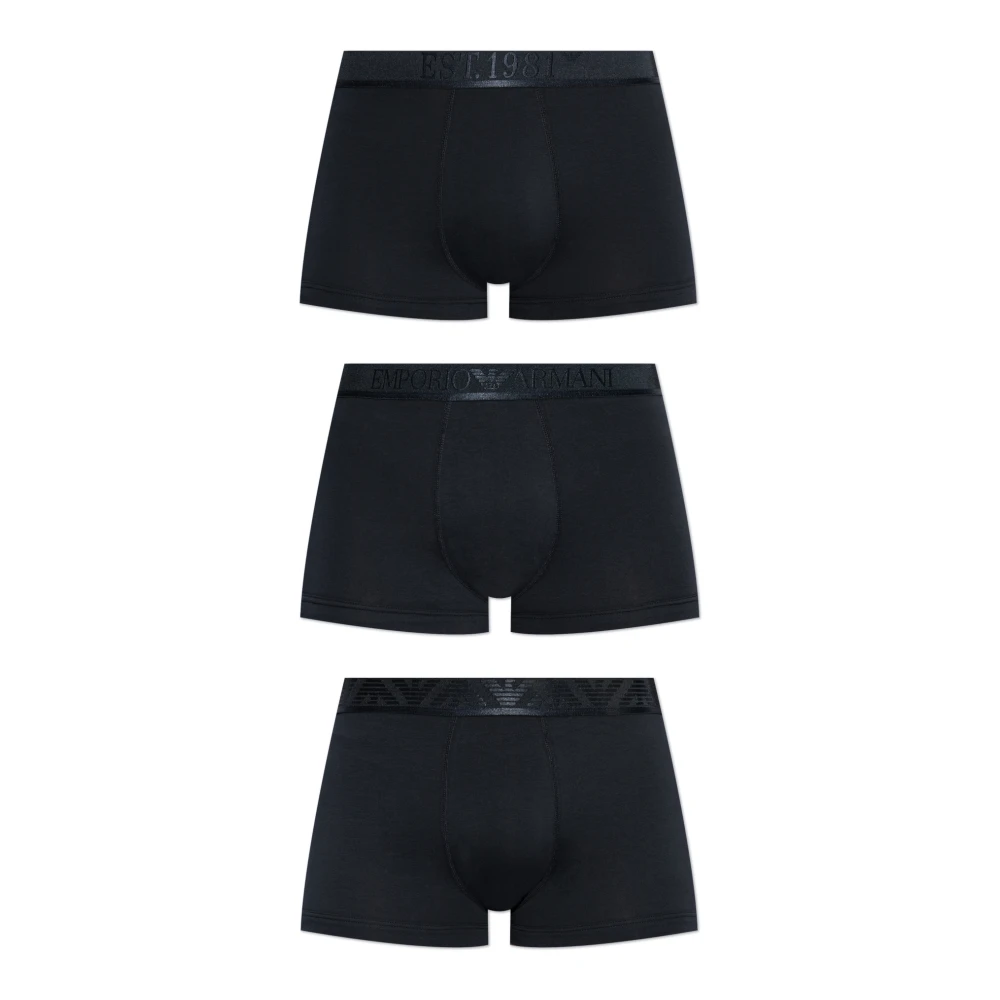 Emporio Armani Driepak boxers uit de collectie Blue Heren