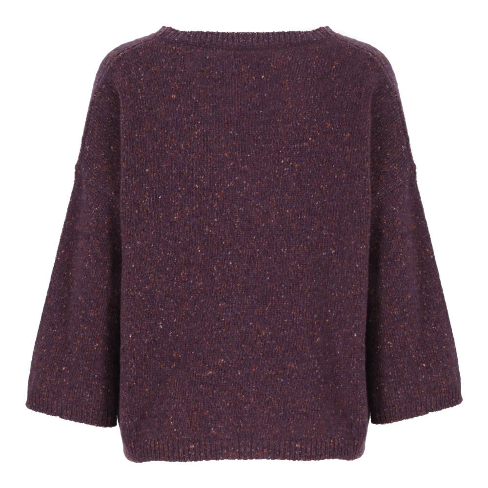 Kangra Paarse Kasjmier Wollen Trui Vrouwen Purple Dames