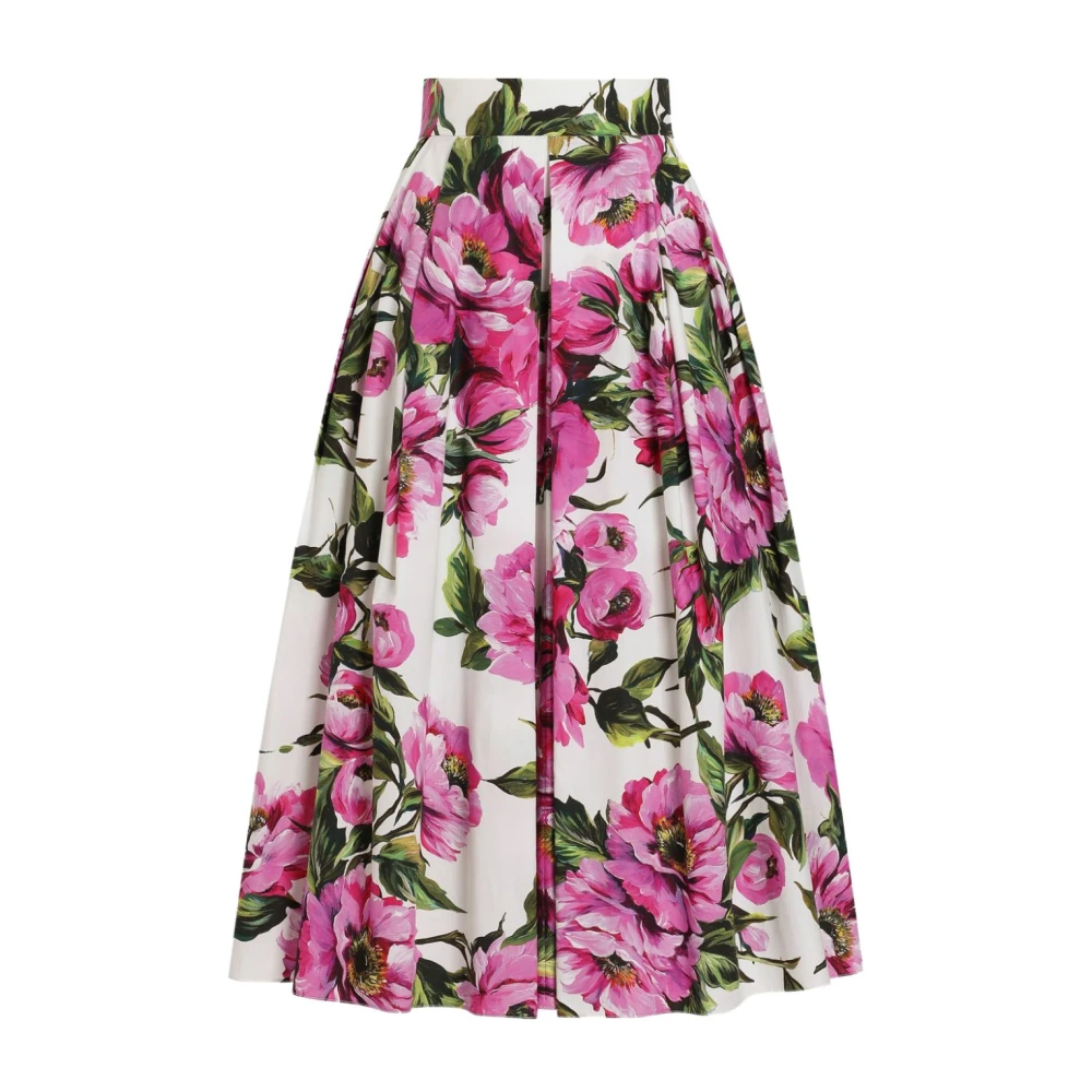 Dolce & Gabbana, Midi Skirts, female, Pink, 2XS, Elegant Skirts Collection