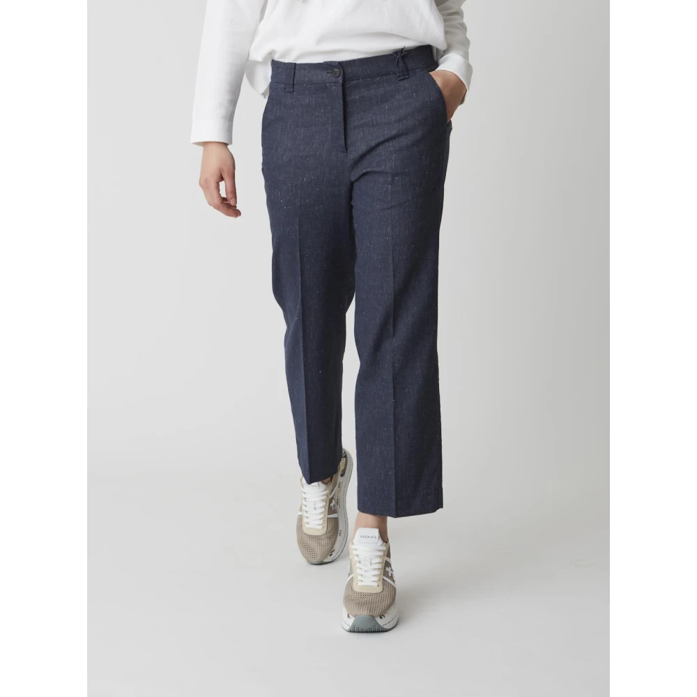 Via Masini 80 Stijlvolle Broek Blue Dames