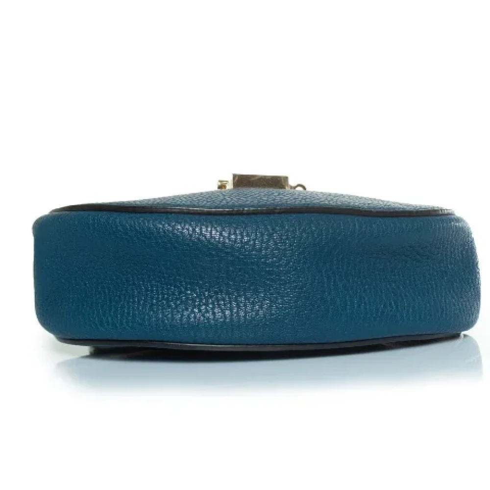 Chloé Pre-owned Leather shoulder-bags Blue Dames