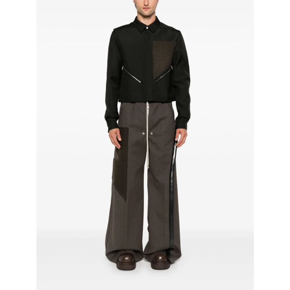 Rick Owens Tour Alice 090409 Lichtgewicht Jas Black Heren