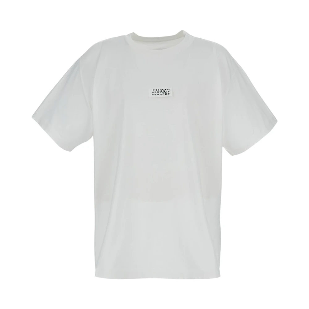 Mm6 Maison Margiela Men's White Cotton T-Shirt - T-Shirts - Xl - Tops
