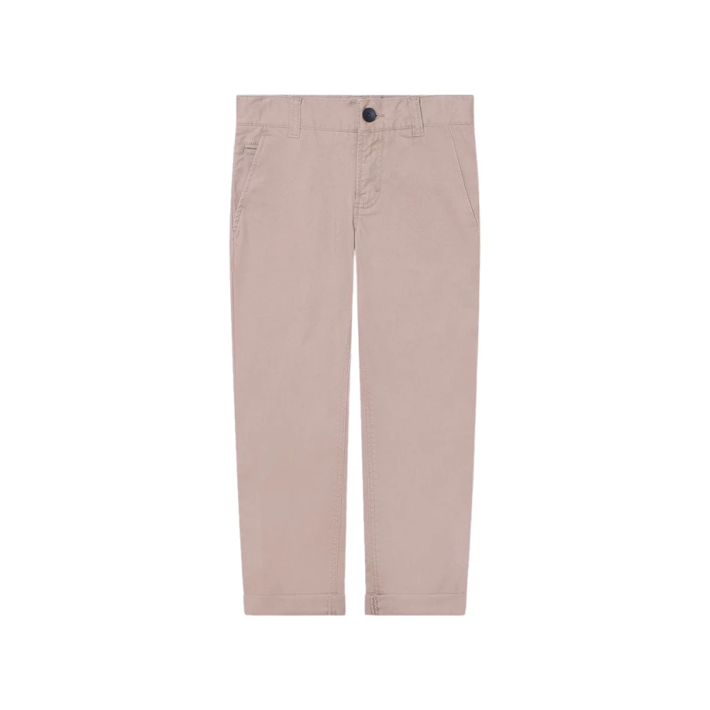 Hugo Boss Enfärgade Stretch Chino Byxor Beige, Pojke