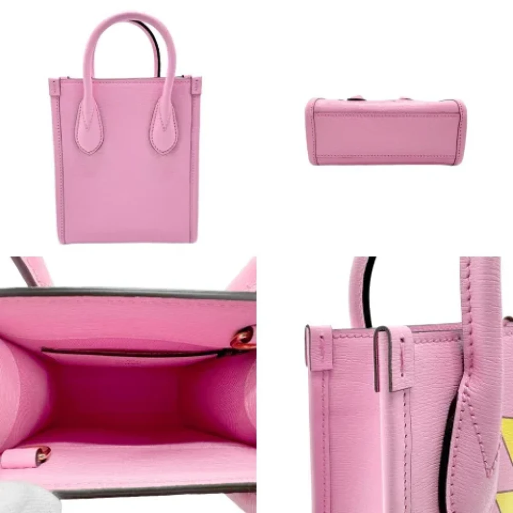 Gucci Vintage Pre-owned Leather handbags Pink Dames