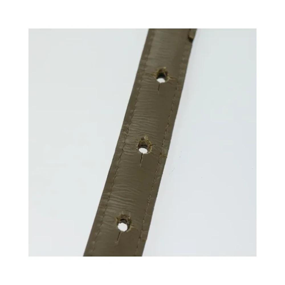 Gucci Vintage Pre-owned Leather belts Beige Dames
