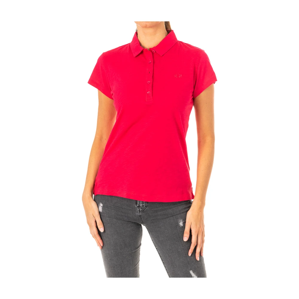 La Martina Women's Red Polo Shirt - Polo Shirts - L - Tops
