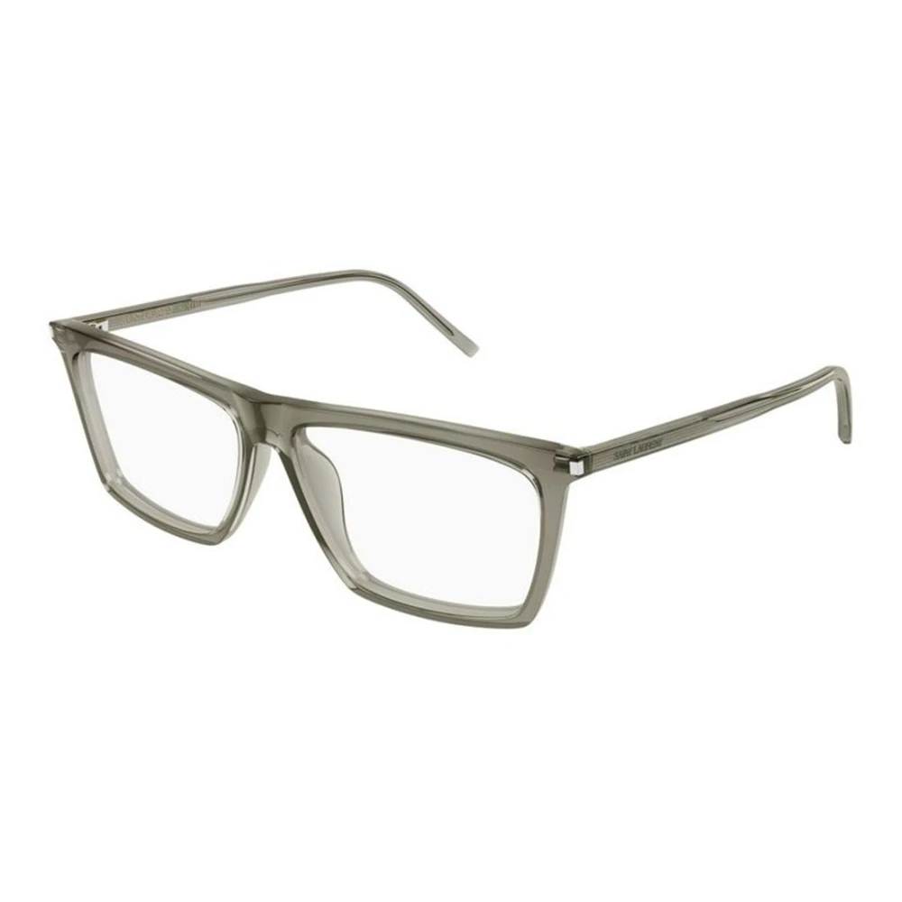 Saint Laurent Men's Brown Glasses, 57 Mm, Optical Frame