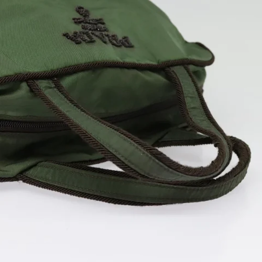 Prada Vintage Pre-owned Fabric prada-bags Green Dames