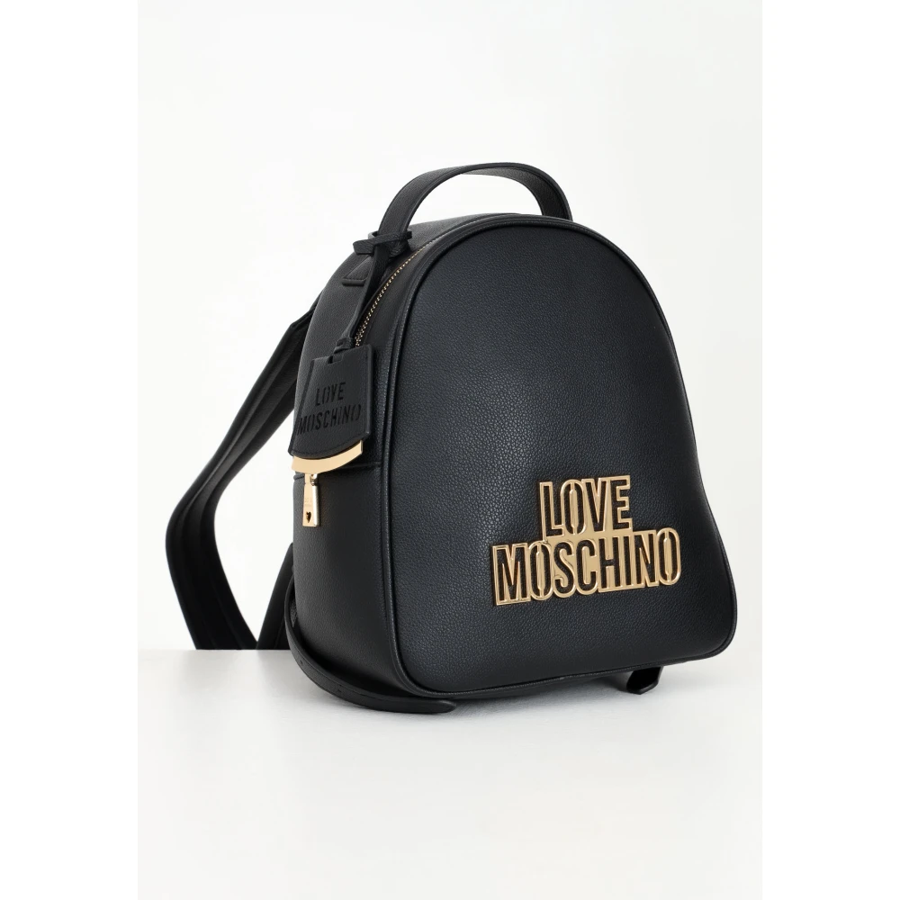 Love Moschino Zwarte damesrugzak stijlvol en praktisch Black Dames