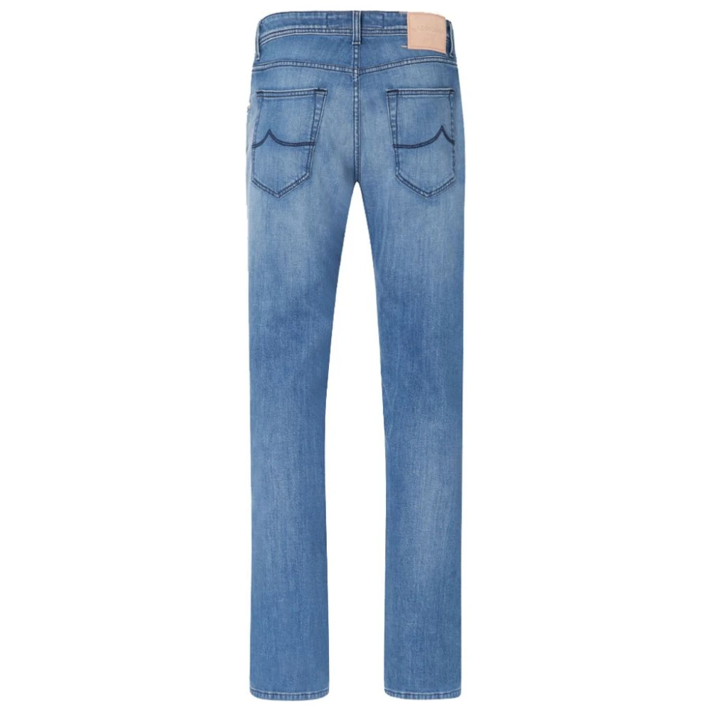 Jacob Cohën Slim Fit Gewassen Katoen Jeans Blue Heren