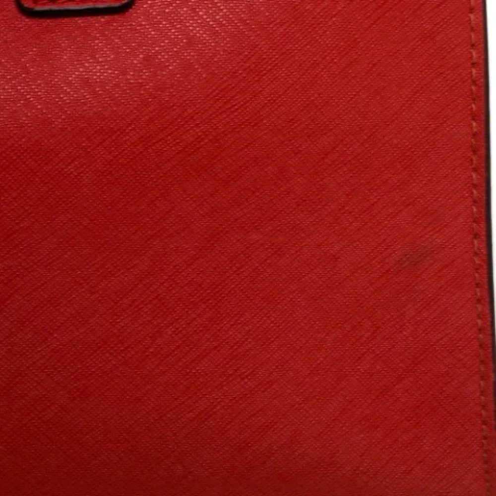 Michael Kors Pre-owned Leather totes Red Dames
