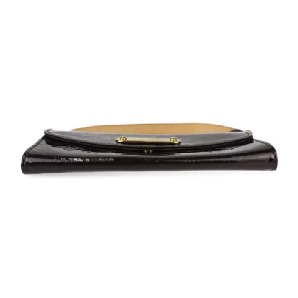 Louis Vuitton Vintage Pre-owned Leather clutches Purple Dames