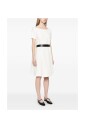 witte-korte-mouw-riem-jurk