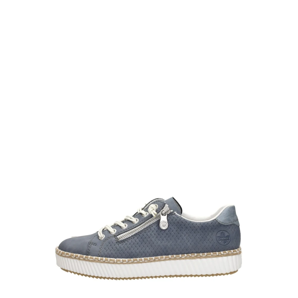 Rieker Veterschoenen Laag Dames Schoenen Blauw