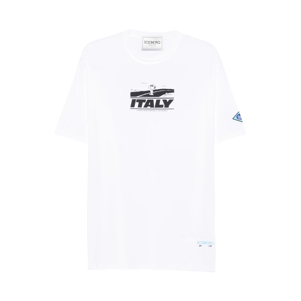 Iceberg - Tops > T-Shirts - White - Iceberg - Modalova