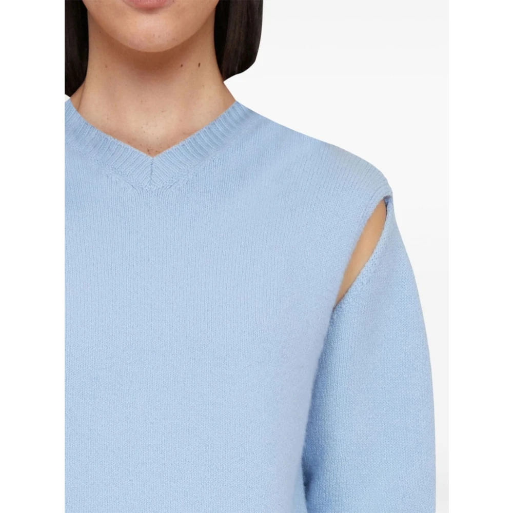 Salvatore Ferragamo Heldere Blauwe Sweatshirt Aw24 Blue Dames