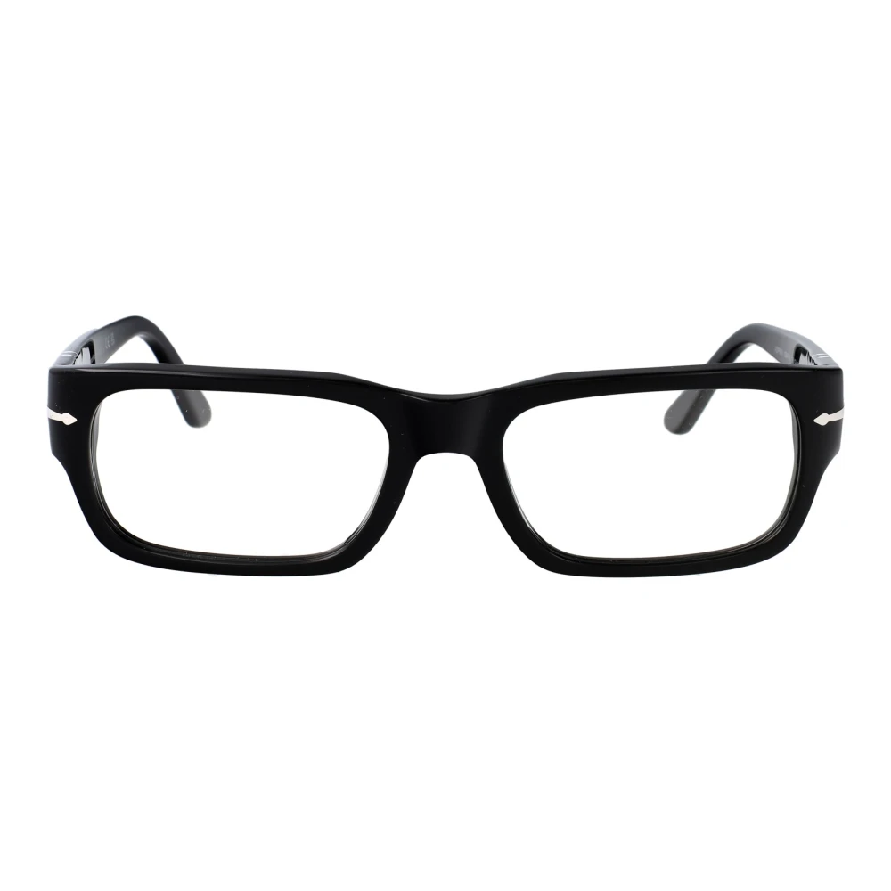 Persol Men's Black Glasses, 58 Mm, Stylish Sunglasses For Adriens