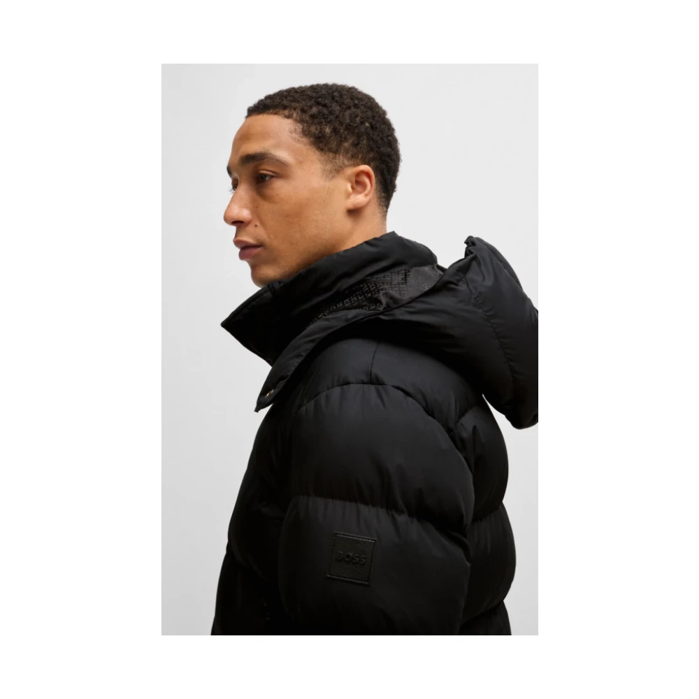 Hugo Boss Gewatteerde Jas Corbinian3 Array Large Black Heren
