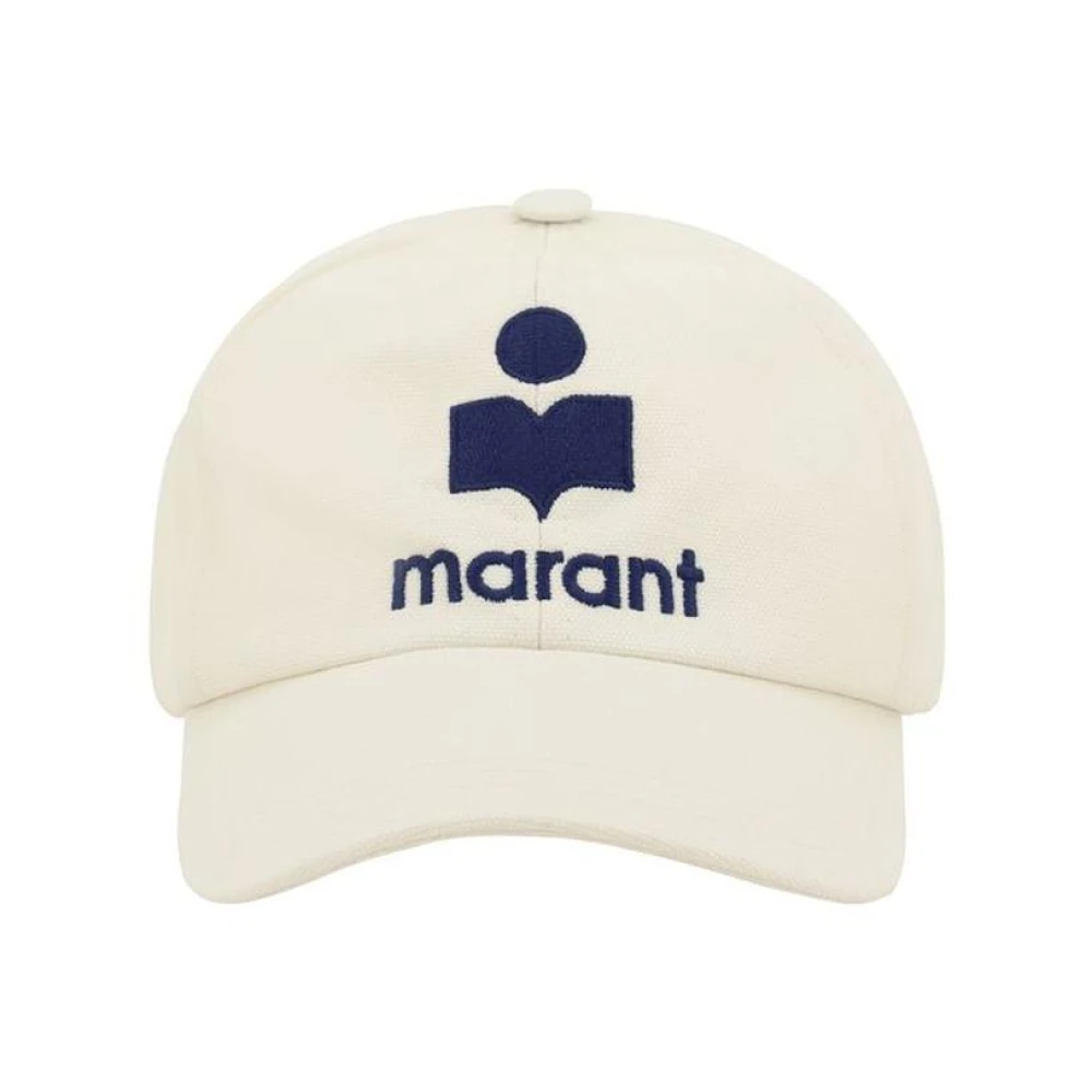Isabel marant Etoile Baseball Cap Stijlvol Logo White Dames