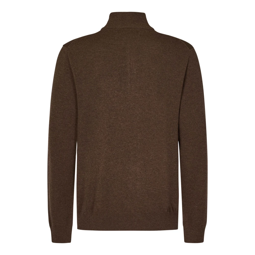 Polo Ralph Lauren Bruine wollen coltrui sweatshirt Aw24 Brown Heren