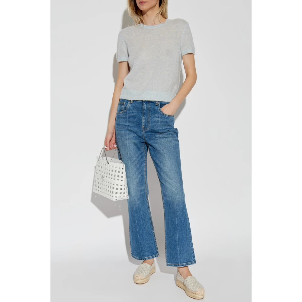 TORY BURCH Kasjmier top Blue Dames