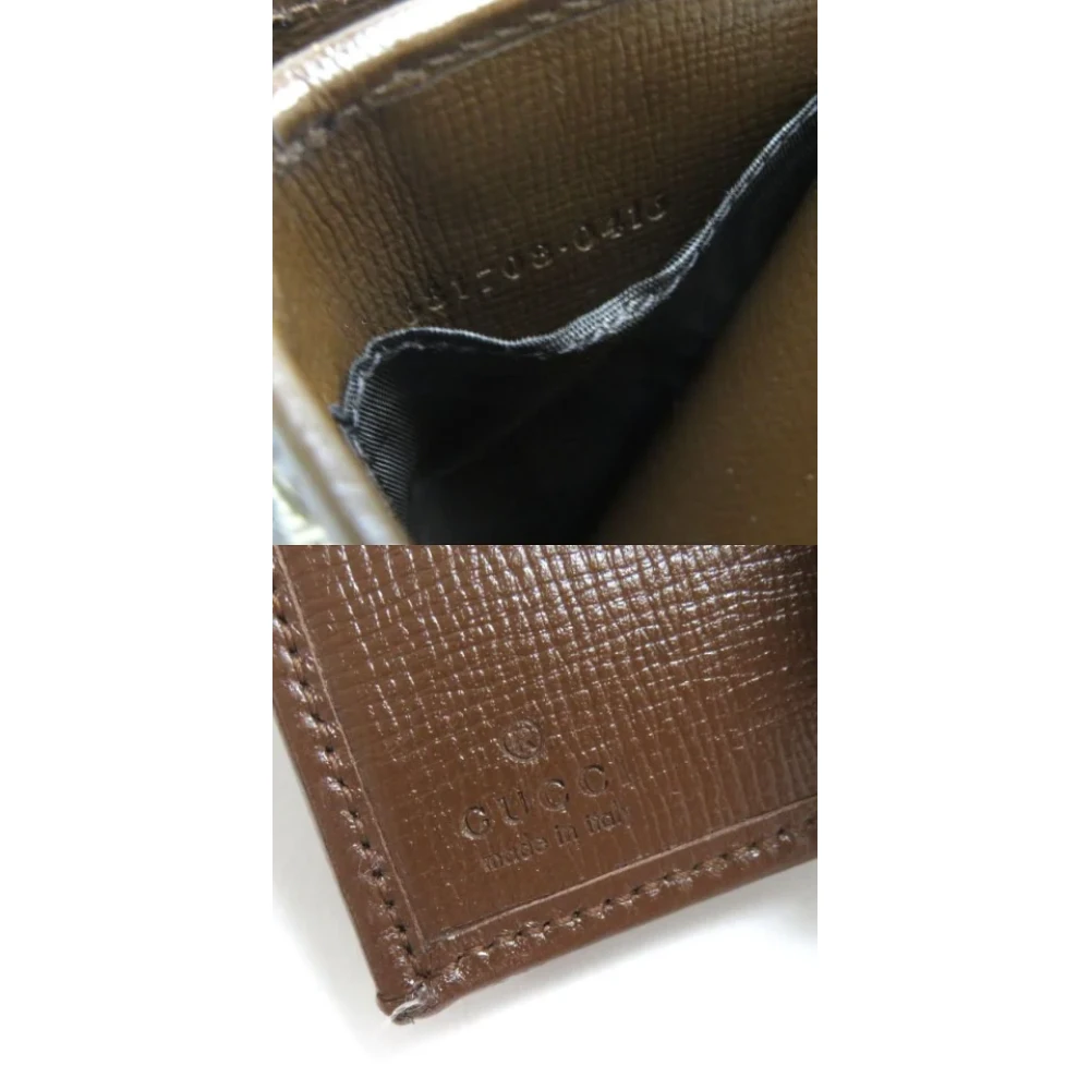 Gucci Vintage Pre-owned Canvas wallets Beige Dames