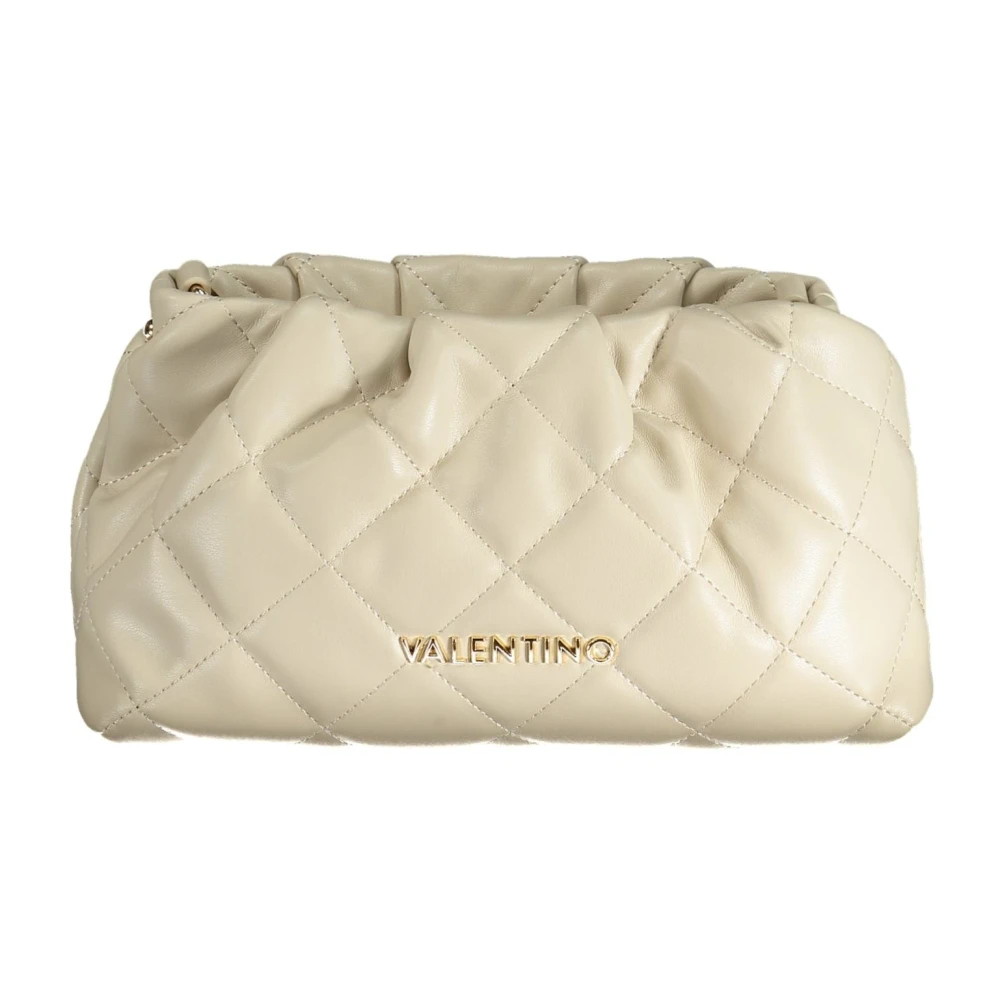 Valentino by Mario Valentino Beige Schoudertas met Afneembare Band Beige Dames