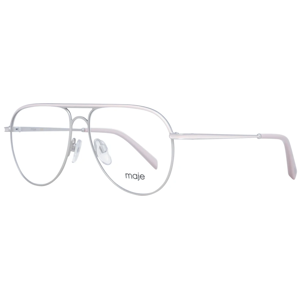 Maje Zilveren Aviator Dames Optische Frames Gray Dames