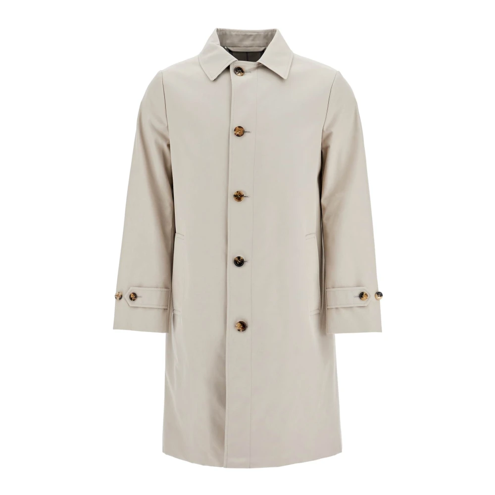 Burberry Klassieke Katoenmix Autojas Gray Heren