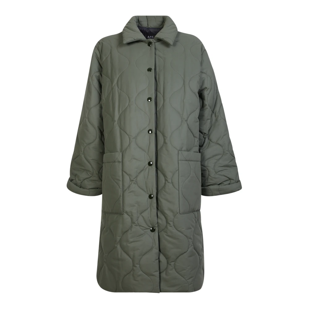 A.p.c. - Coats > Parkas - Green - A.p.c. - Modalova