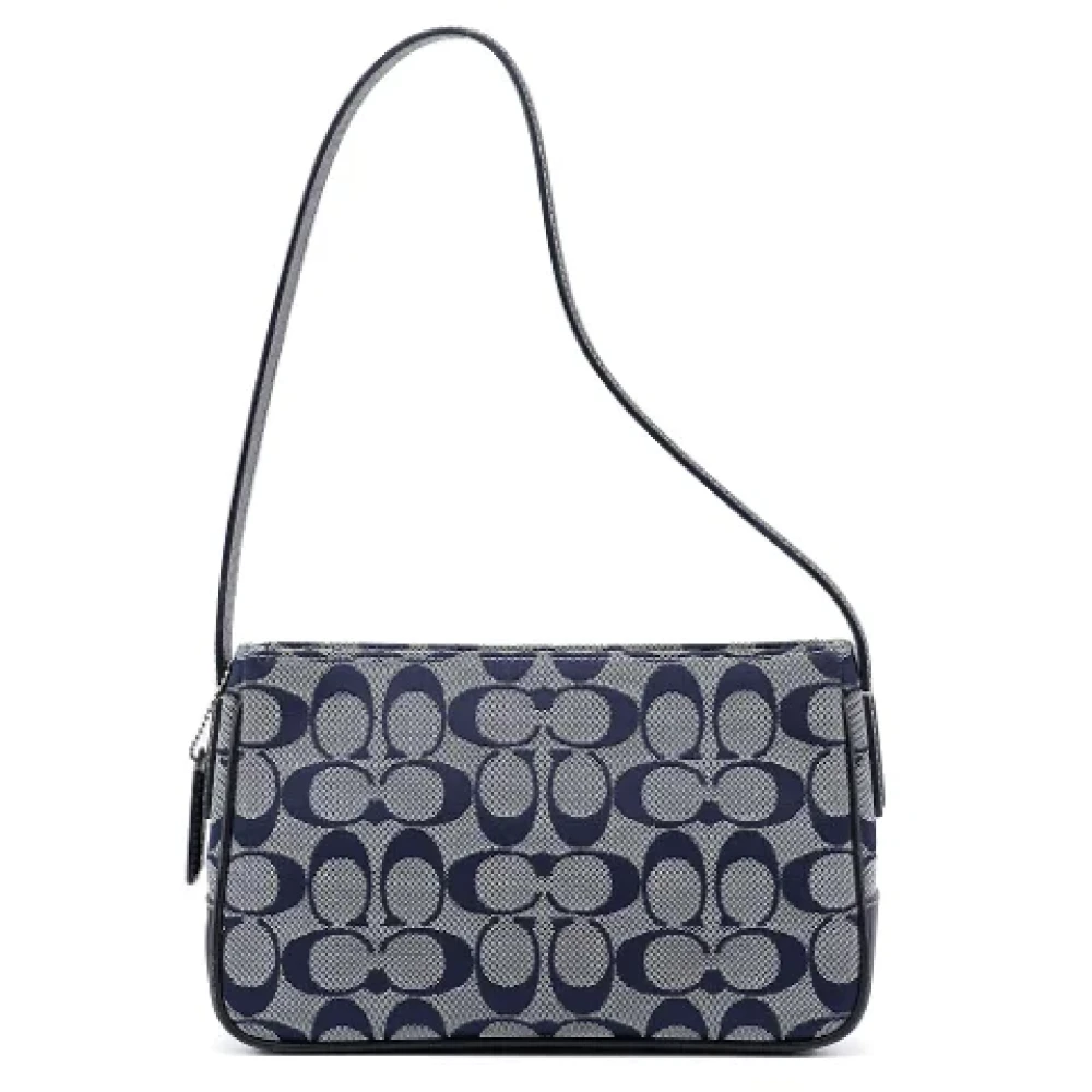 Coach Pre-owned Leather handbags Blue Dames