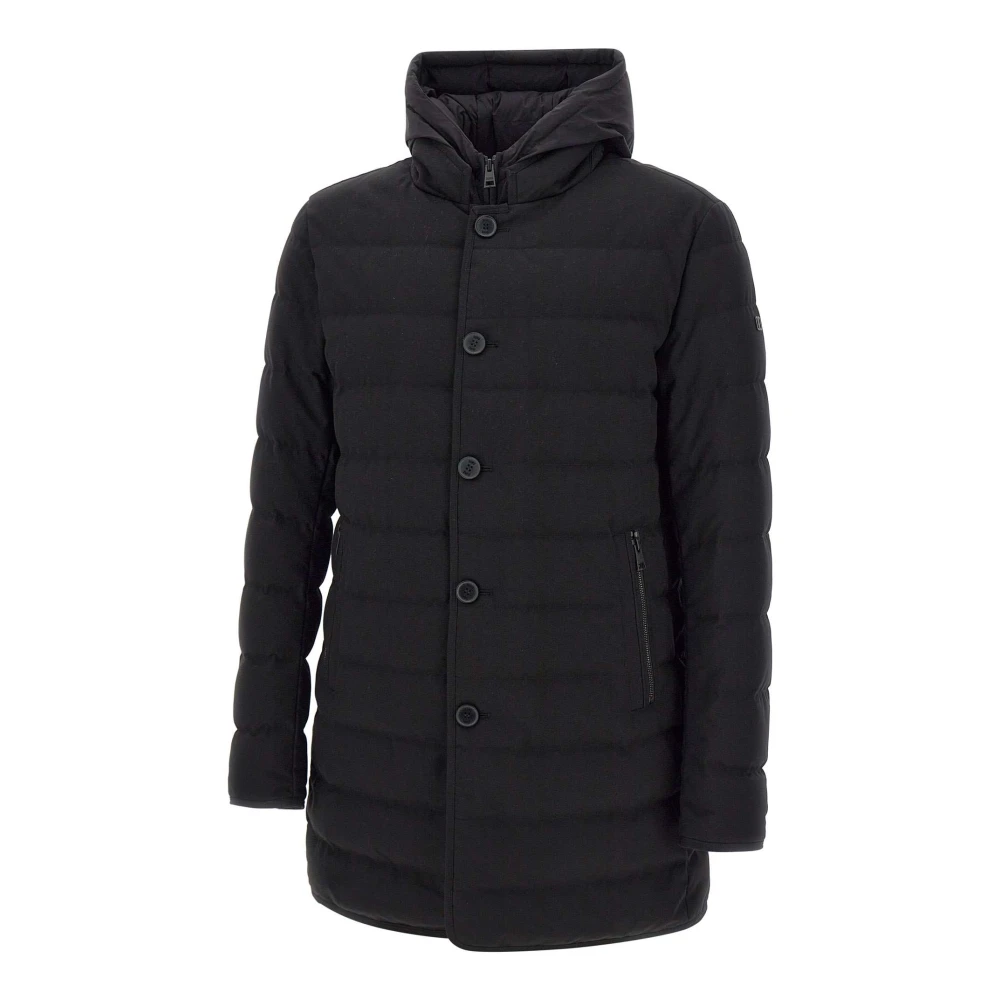 Duno Zwarte Winterjas Black Heren