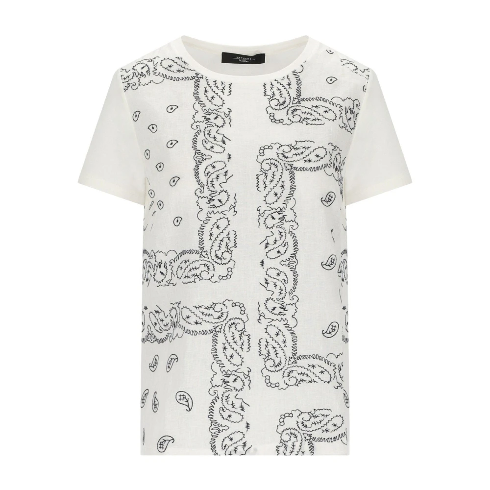Weekend Max Mara Women's White T-Shirts, S, Genio T-Shirt