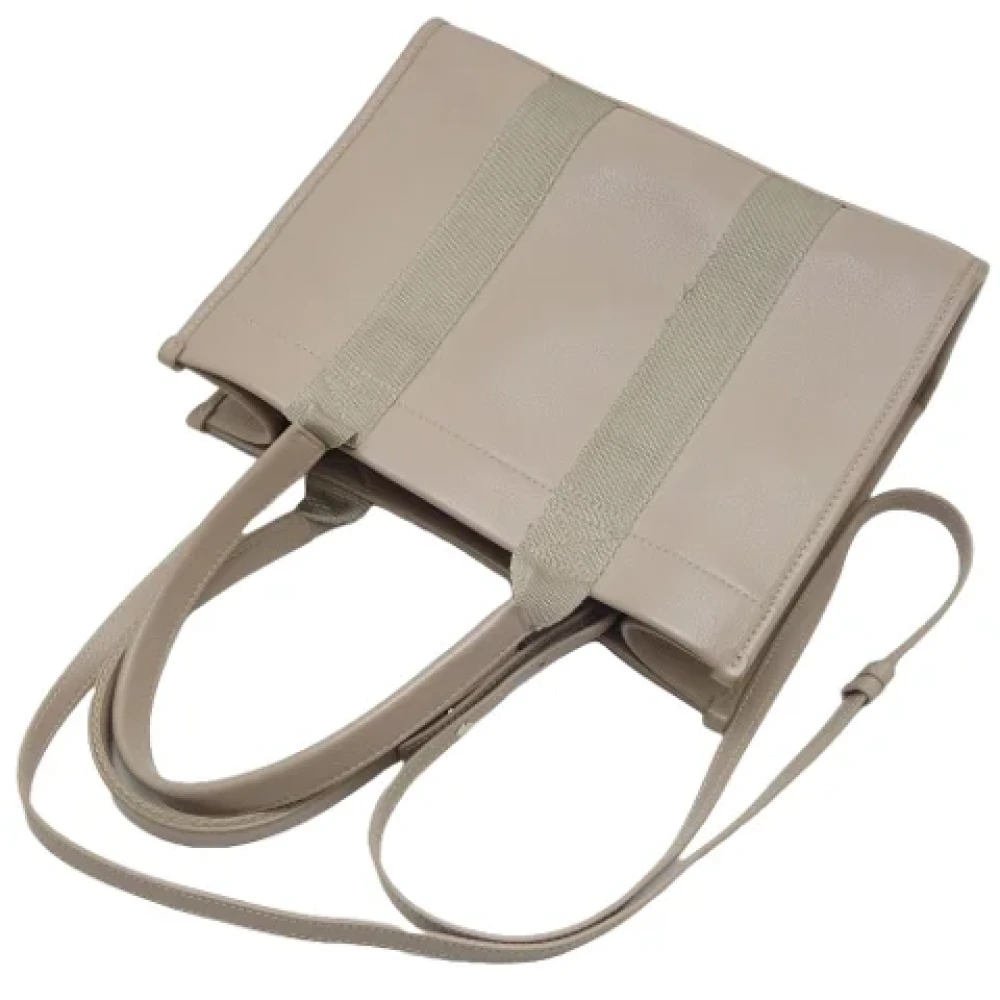 Balenciaga Vintage Pre-owned Canvas balenciaga-bags Beige Dames