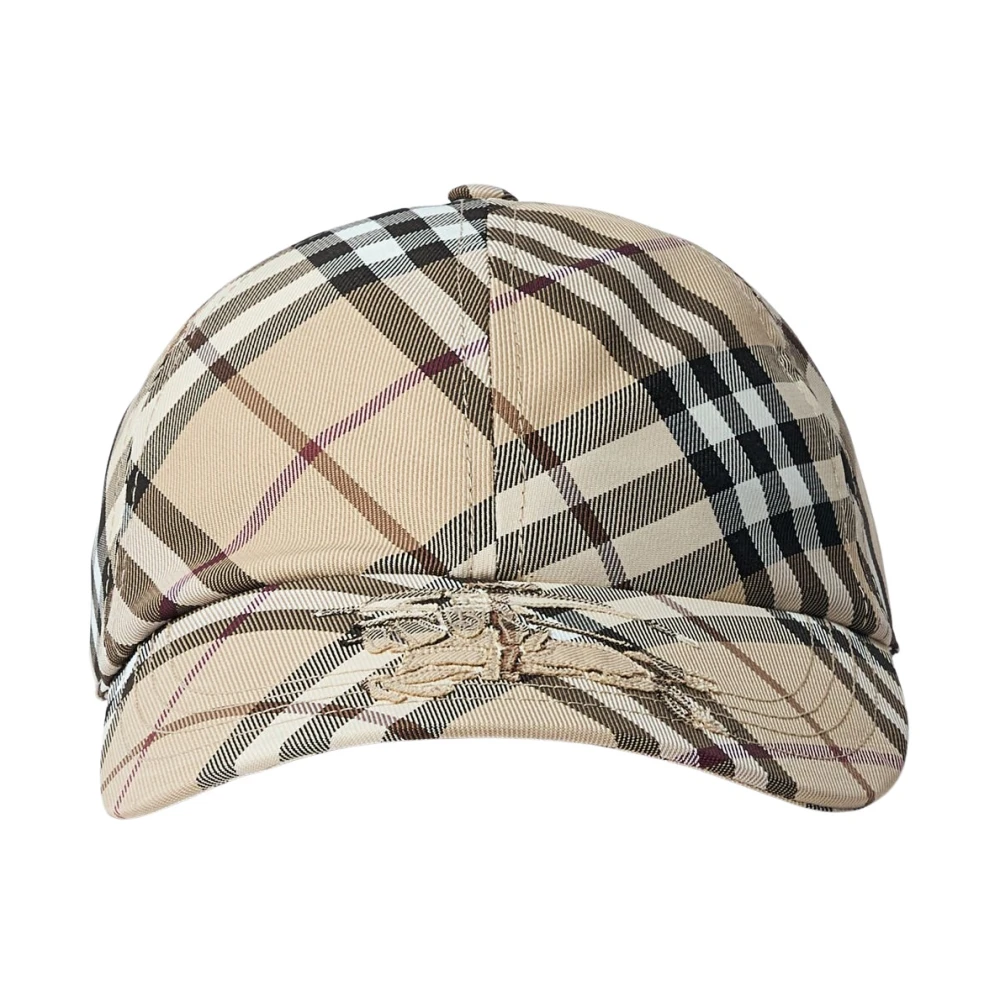 Burberry Women's Beige Hats & Caps, S, Logo Motif Baseball Cap