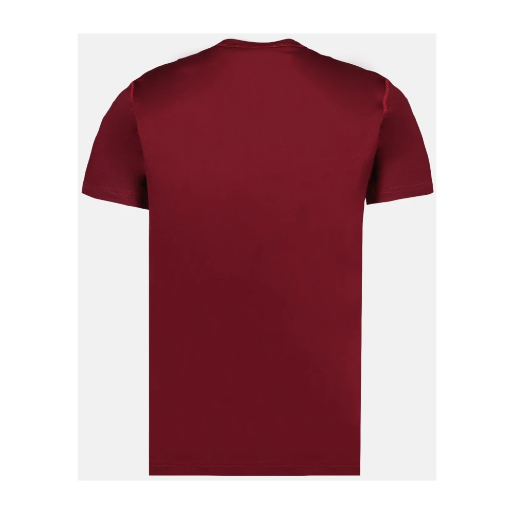 Dolce & Gabbana Logo Plaque T-Shirt Red Heren