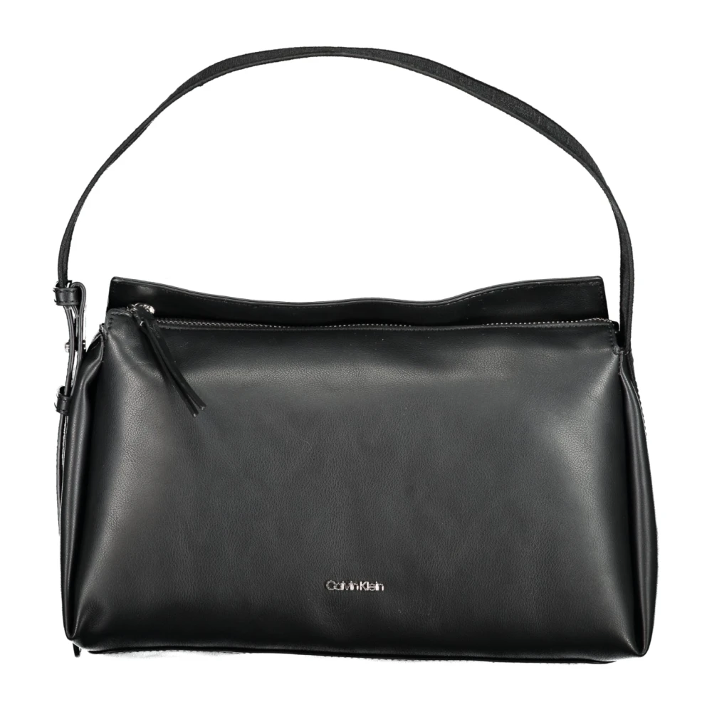 Calvin Klein Women's Black Shoulder Bag With Adjustable Handle