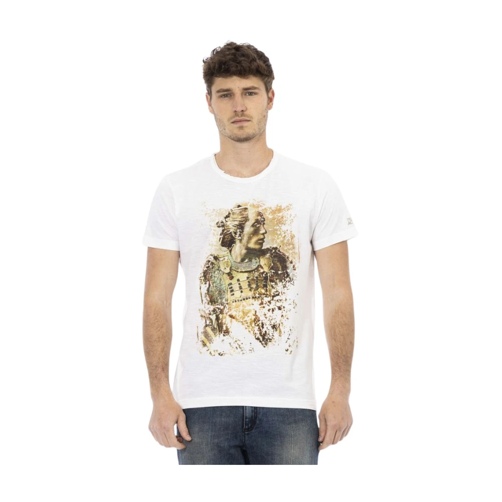 Trussardi Action T-shirt met ronde hals White Heren