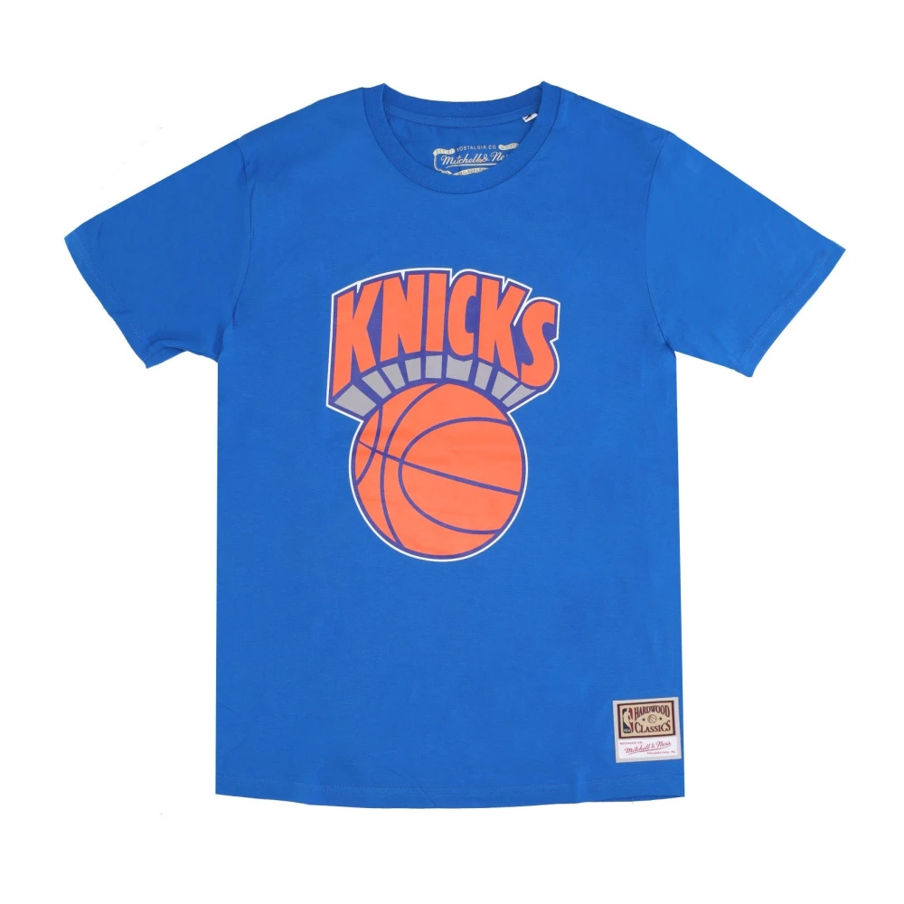 Mitchell & Ness New York Knicks Logo Tee Blue, Herr