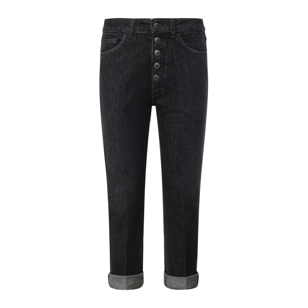 Dondup Donna Nero Jeans, W28, New,