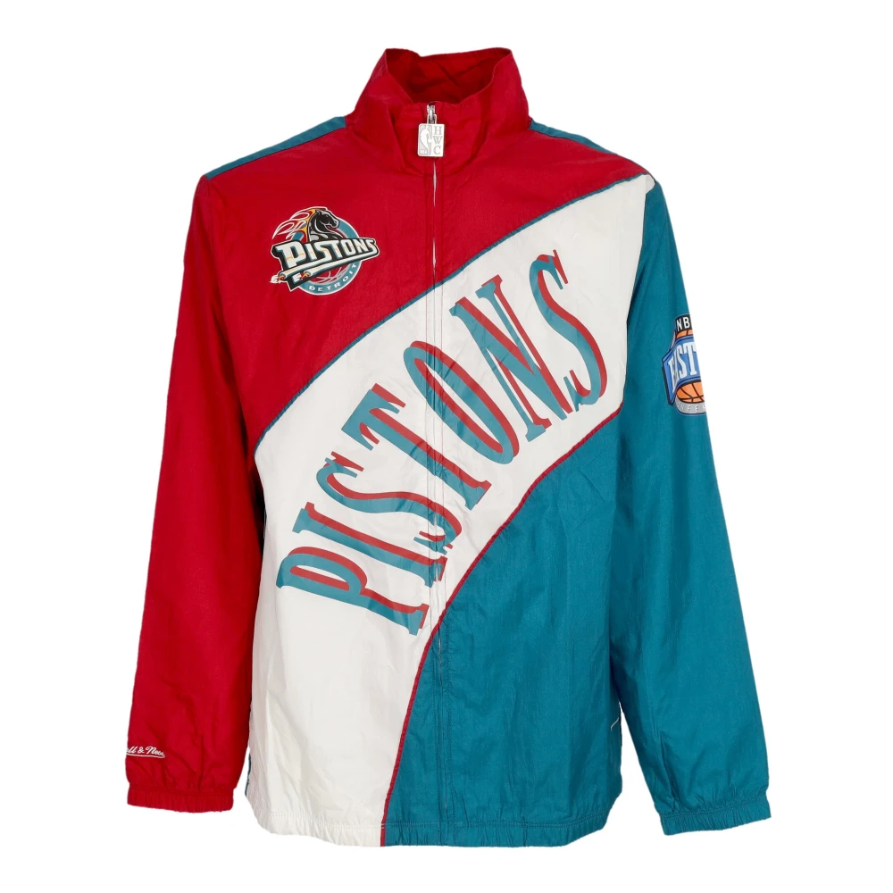 Mitchell & Ness NBA Retro Windbreaker Detroit Pistons Viering Multicolor Heren