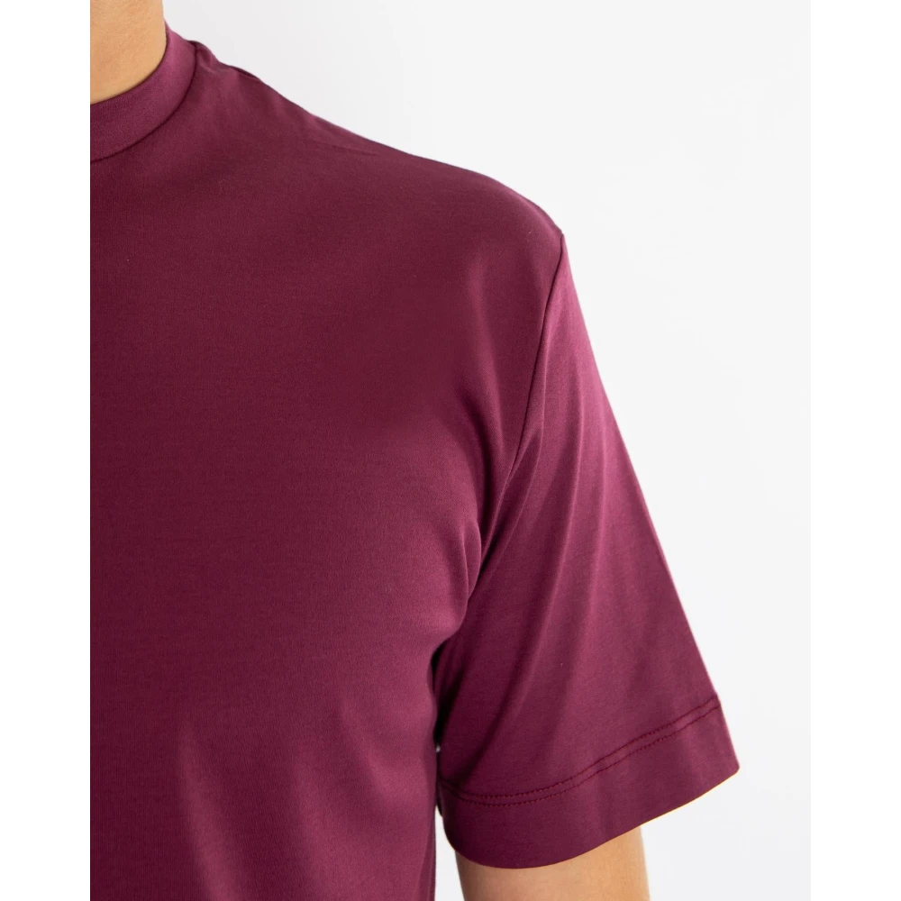 Valenza Interlock Supima T-Shirt Red Heren