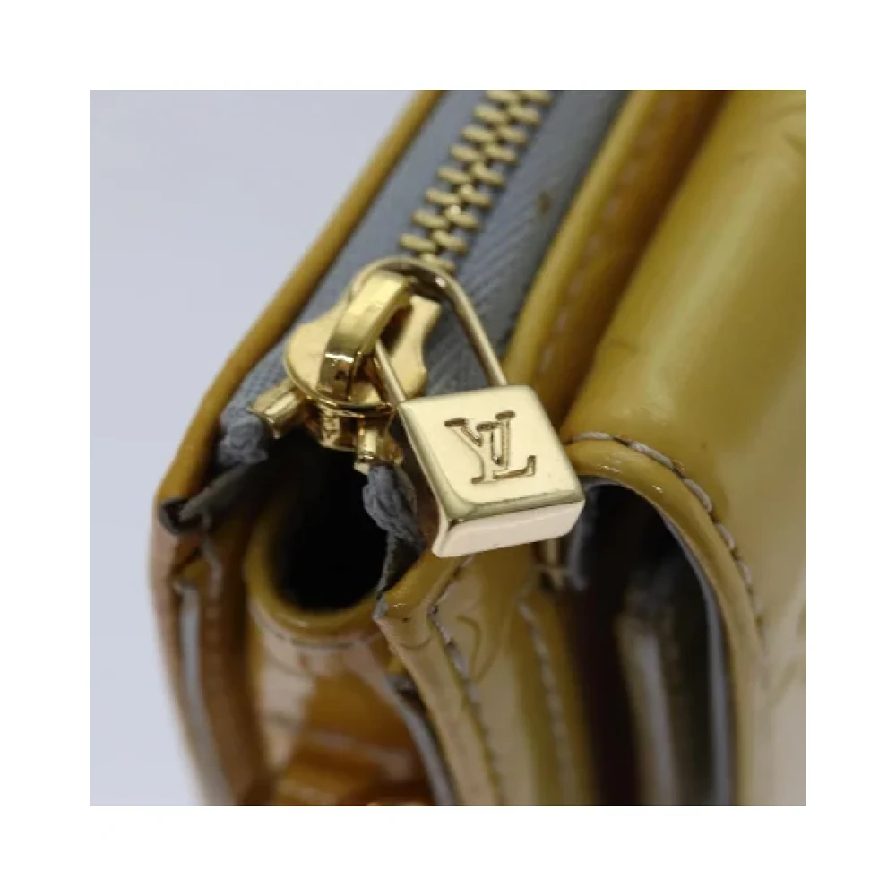 Louis Vuitton Vintage Pre-owned Leather louis-vuitton-bags Yellow Dames
