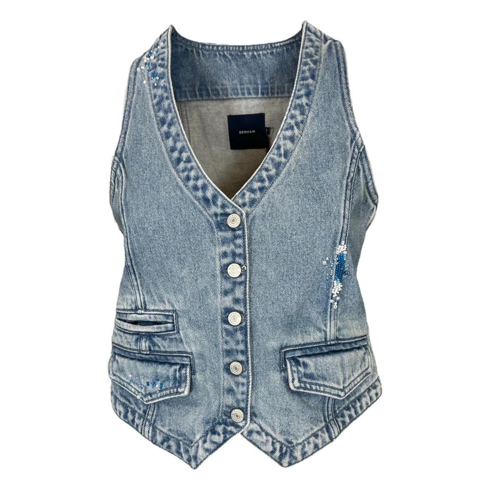 Denham - Jackets > Vests - Blue - Denham - Modalova
