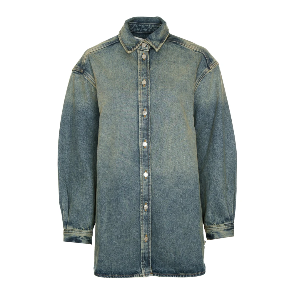 Samsøe Denim Overshirt Salea Blue Dames